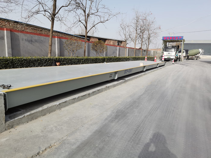 河北民安搅拌站3×18m200吨地磅